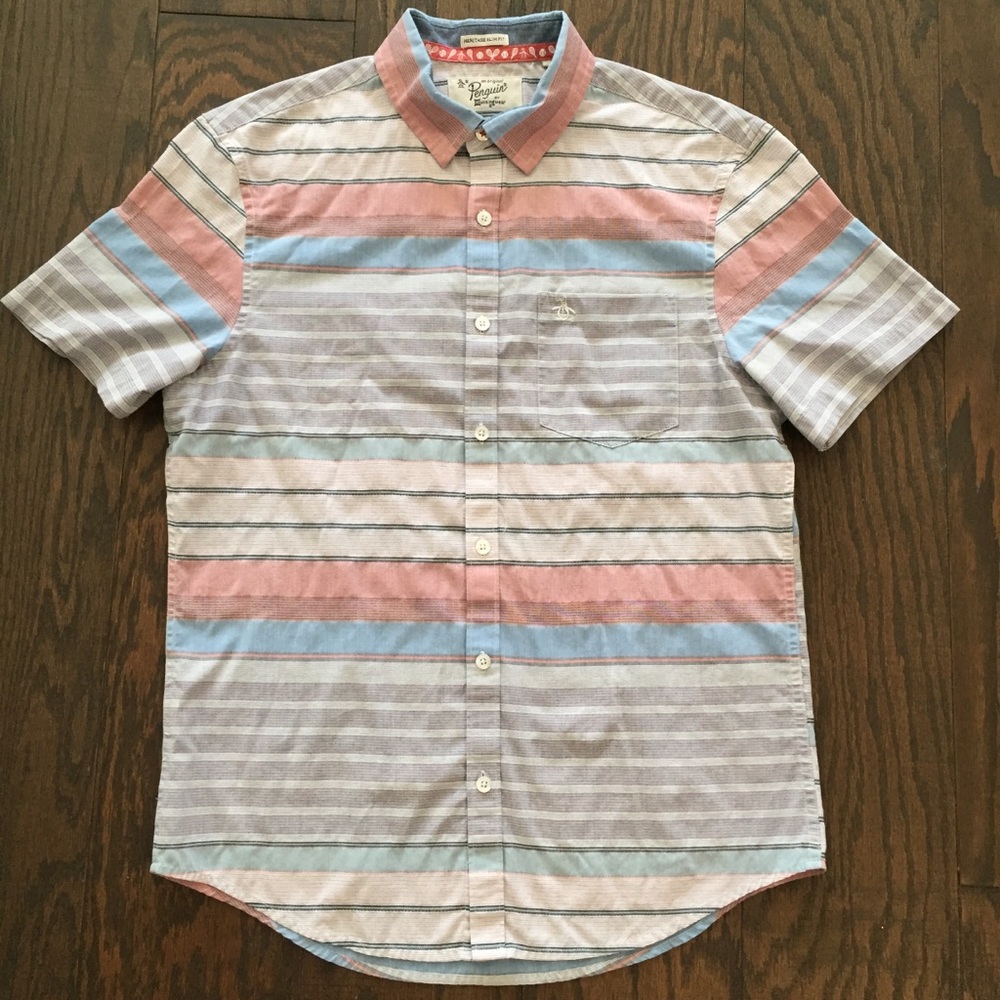 Original Penguin Men’s Heritage Slim Fit Size Med